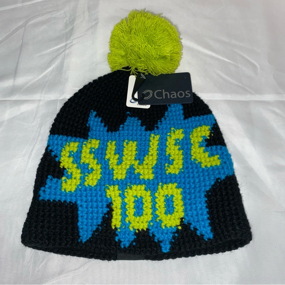 Chaos Pom Knit Beanie
